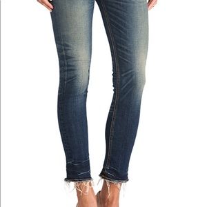 Rag and bone frayed crop